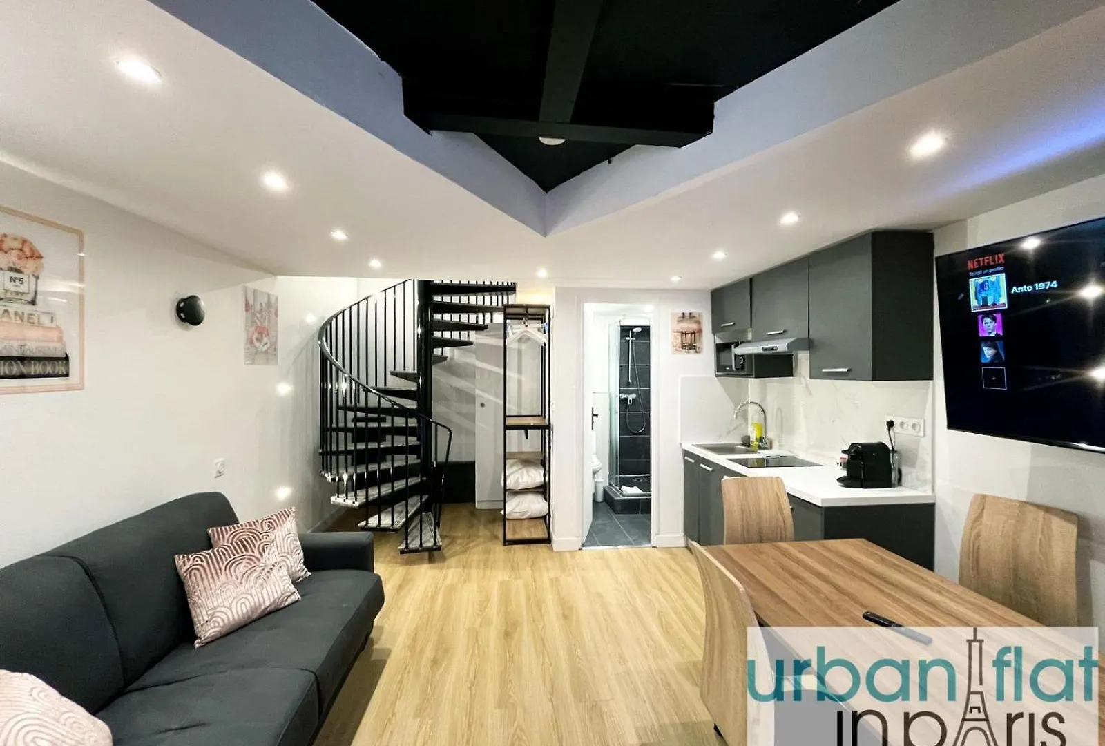 شقة Urban Flat 179 - Pretty Loft Montorgueil باريس