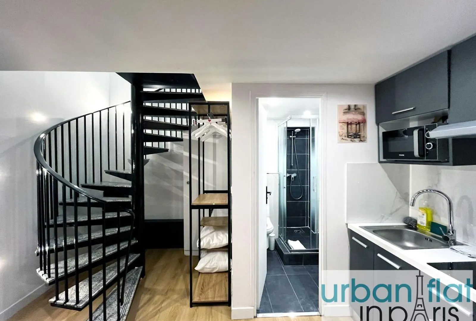 شقة Urban Flat 179 - Pretty Loft Montorgueil باريس